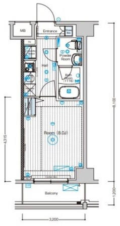 フュージョナル東墨田の物件間取画像